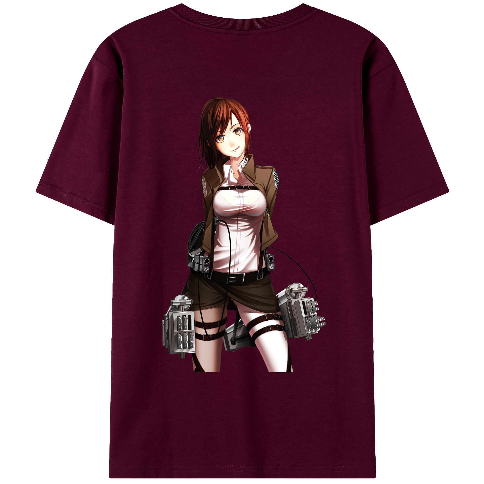 （画像用） 進撃の巨人 サシャ·ブラウス Attack on Titan Sasha Blaus レディース半袖Tシャツ(バックプリント)